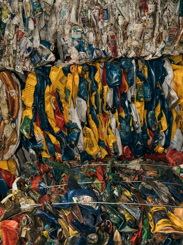 Materials in a recycling plant (Photo)