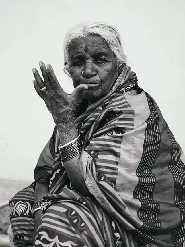 Eine indigene Frau