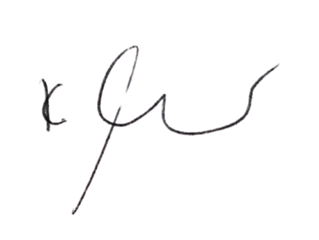 Unterschrift von Katja M&ouml;ller